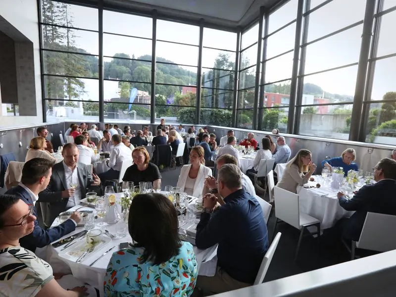 Dinner beim Sommertreffen St. Margrethen, Schweiz